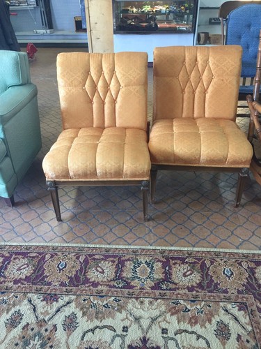 Gorgeous Vintage Slipper Chairs