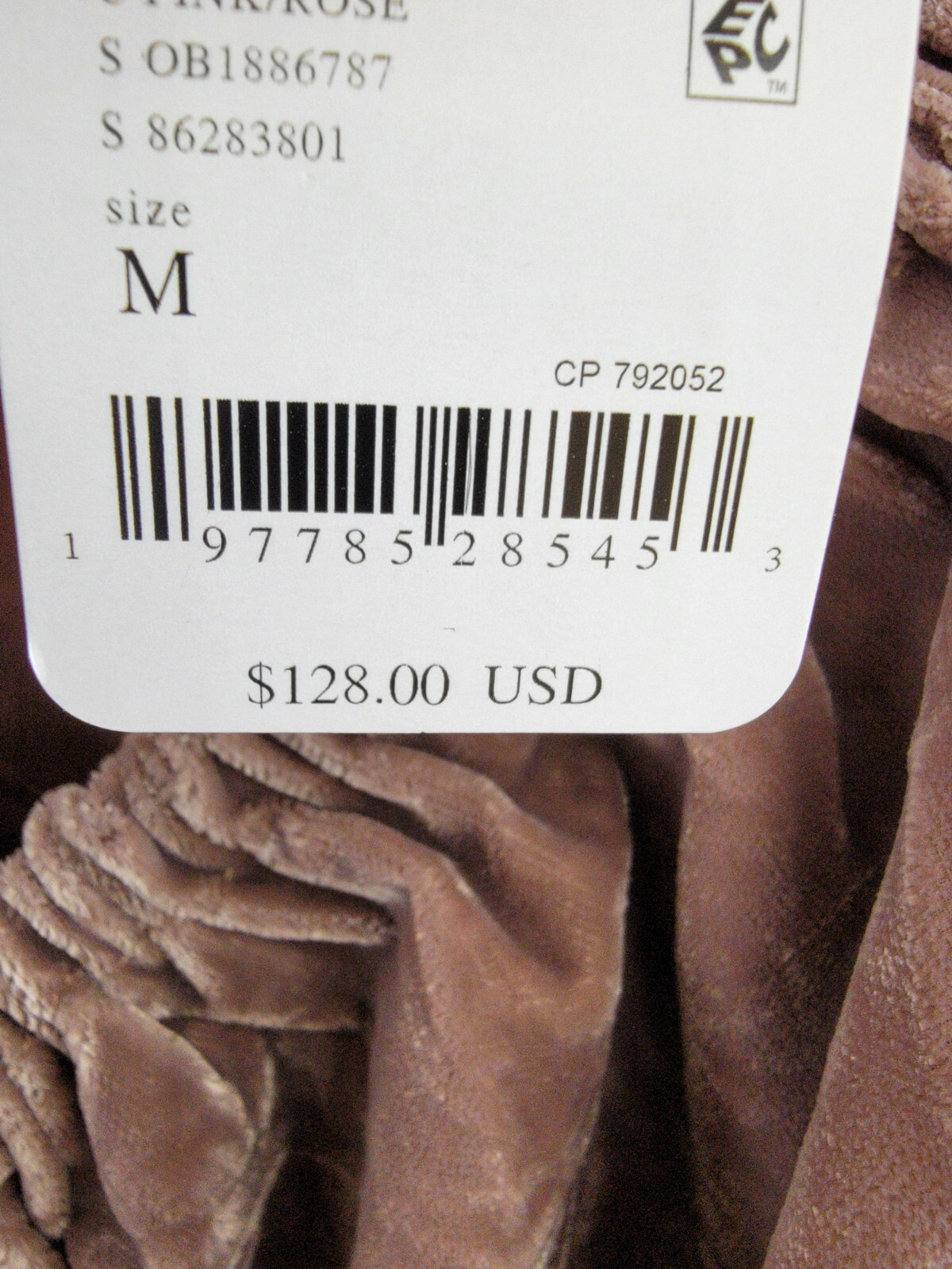 Free People Portia Velvet Mini Dress Women's M Winter Bloom V-Neck 3/4 Sleeve - Picture 15 of 15