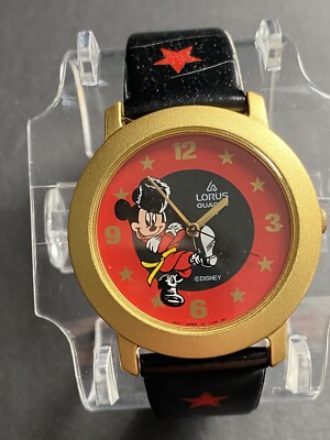 DISNEY Mickey Mouse with ''Russian / Cossack Hat'' Wristwatch by Lorus MIB