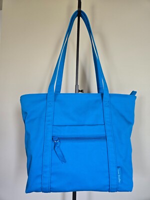 Vera Bradley Iconic Vera Tote - Blue Aster