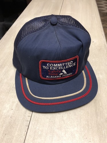 Vintage Alabama Power Company Snapback Trucker Hat Made USA Swingster Patch 80’s