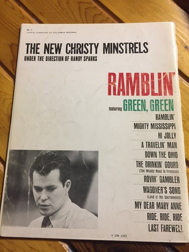 The New Christy Minstrels songbook sheet music Vocal Album No 4 Randy Sparks