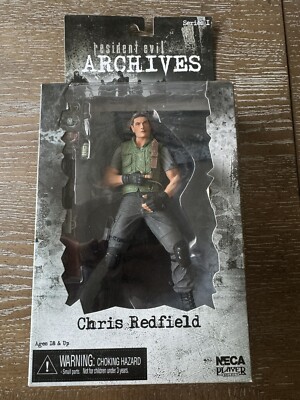 NECA Player Select Resident Evil Archives CHRIS REDFIELD Action Figure