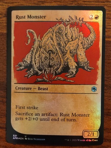 Rust Elemental 1x FOIL MDN MTG Mirrodin Uncommon MINT artifact Rust Elemental 1x FOIL MDN MTG Mirrodin Uncommon MINT artifact