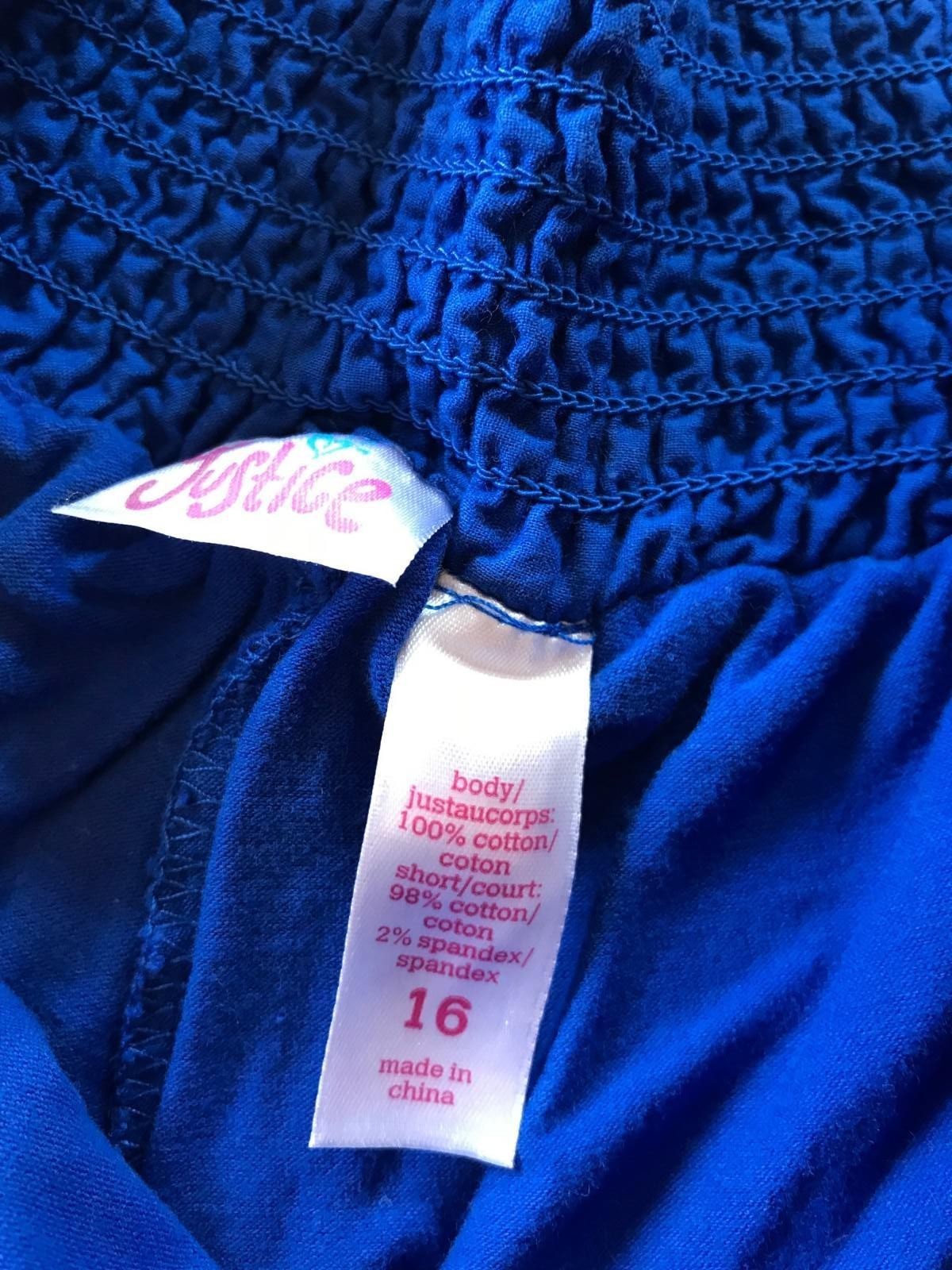 Justice Girls Junior Skirt Skort Size 16