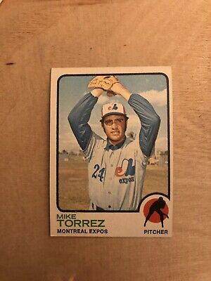 1973 topps baseball card #77 MIKE TORREZ Montreal Expos