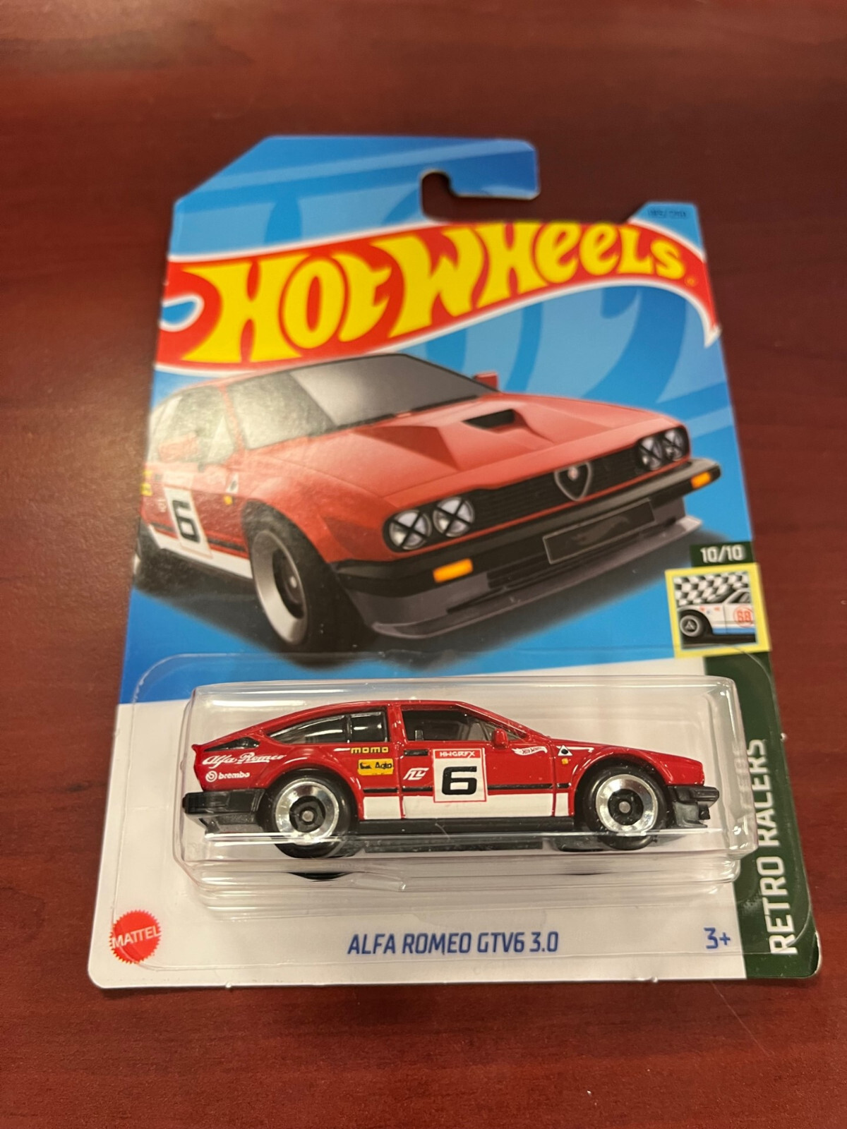 ミニカー Hot Wheels ALFA ROMEO GTV6 3.0 HotWheels Alfa Romeo GTV6 3.0 (White) 2023 Retro Racers