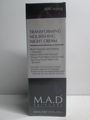 M. A. D skincare transforming nourishing night cream   50ml/1.7fl.oz  NEW