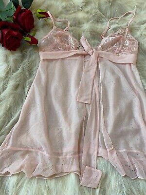 Undersexy Ragno pink Camisole Top sleepwear nightwear size us34 it3 eu75