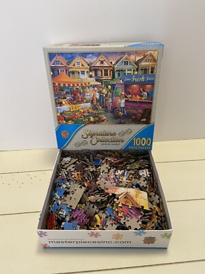 Signature Collection Weekend Market 1000 Piece Jigsaw Puzzle Master Pieces