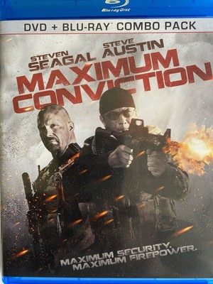 MAXIMUM CONVICTION (2012) - BLURAY Steven Seagal AS NEW! *Region A*