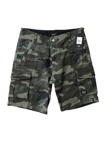 【新品未使用】RVCA メンズ PACKABLE CARGO SHORTS RVCA Outsider Packable Cargo Short - Men's Shorts in Black