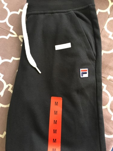 Fila Men's Fleece Lounge jogger pants Medium Black #274