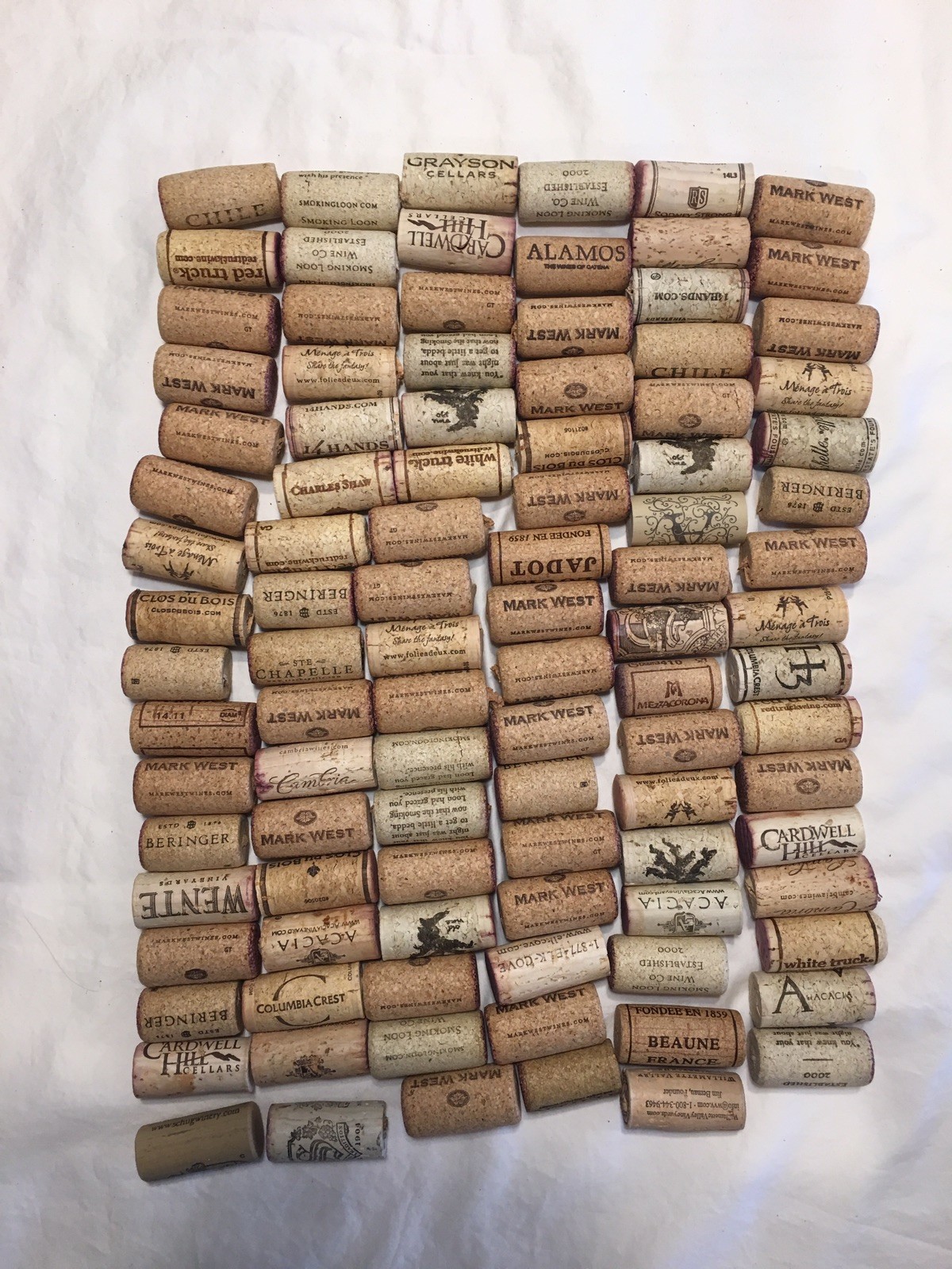 100 Wine Corks Various Brands Natural No Synthetics Grade A