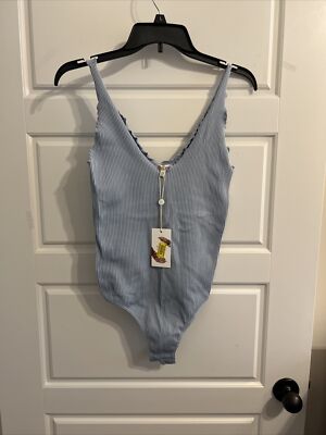 Chelsea & Violet Baby Blue Bodysuit M/L