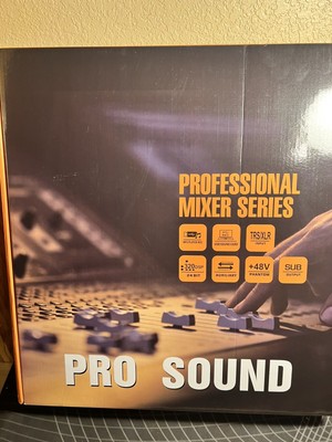 Pro sound mixer 6/8/q2 group mono track input, high-quality microphone amplifier