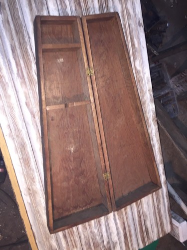 Old Antique Wood 3/4 Violin Coffin Case