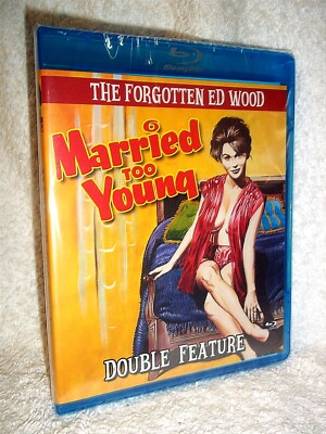 Married Too Young/The Violent Years (Blu-ray, 2023) NEW retro cinema Ed Wood Jr