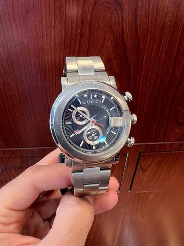 グッチ GUCCI メンズ 時計 クロノグラフ 101M 稼働品 【公式通販】
