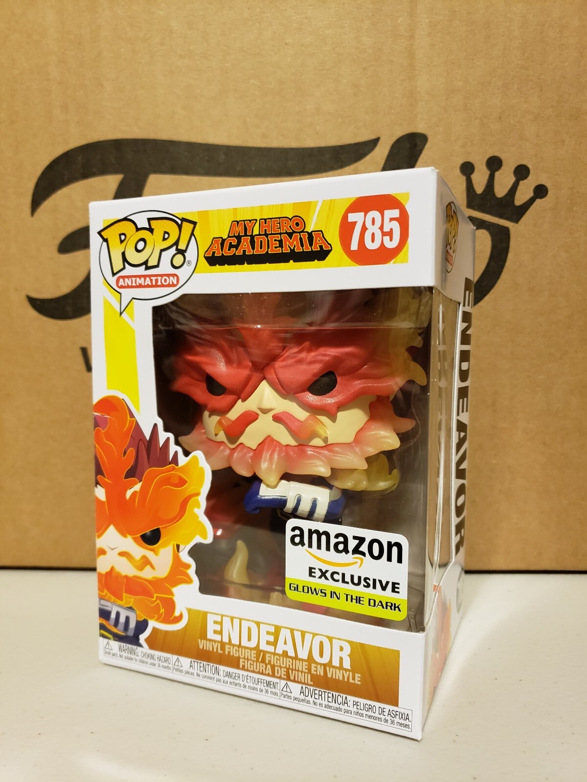 【未開封】ヒロアカ　エンデヴァー　Funko Pop! Endeavor 785 Amazon.com: Funko Pop! Animation: My Hero Academia