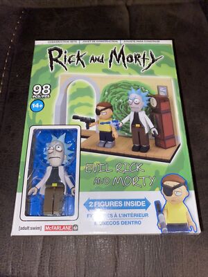 McFarlane Toys Evil Rick and Morty Small Construction Set 98 Pieces 2 Figures