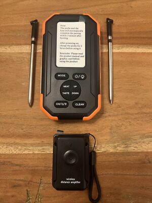 Wireless Meat Thermometer - 2 Meat Probe Wireless Thermometer for Grilling -...