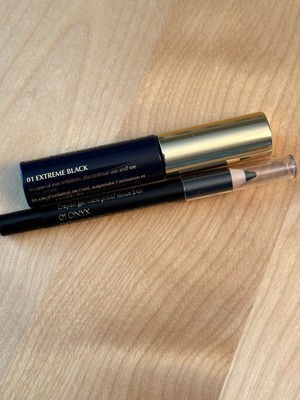 Ester Lauder SUMPTUOUS EXTREME MASCARA + DOUBLE WEAR ONYX GEL EYE PENCIL TRAVEL