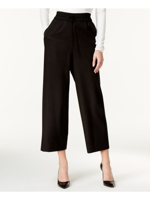 

ANNE KLEIN Женские черные широкие брюки, Черный, 10631862