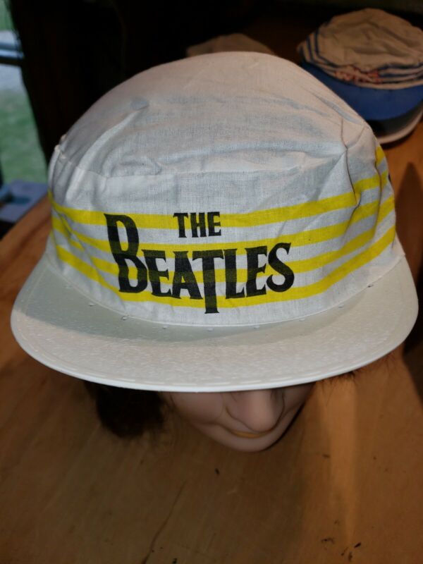 Vintage NOS The Beatles Painters Hat Cap John Lennon Paul McCartney 1980