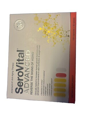 SeroVital Advanced 120 Capsules 60 Tablets 30 Day Dietary Supplement Exp:04/2024
