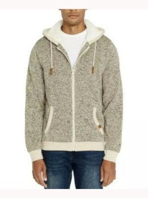 

Мужская бежевая подкладка из искусственной шерпы Buffalo, куртка на молнии Heather, Бежевый, BPM13398