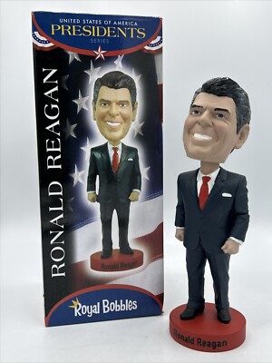 Ronald Reagan Bobblehead 8  Tall Royal Bobbles 2011 Limited Edition NEW