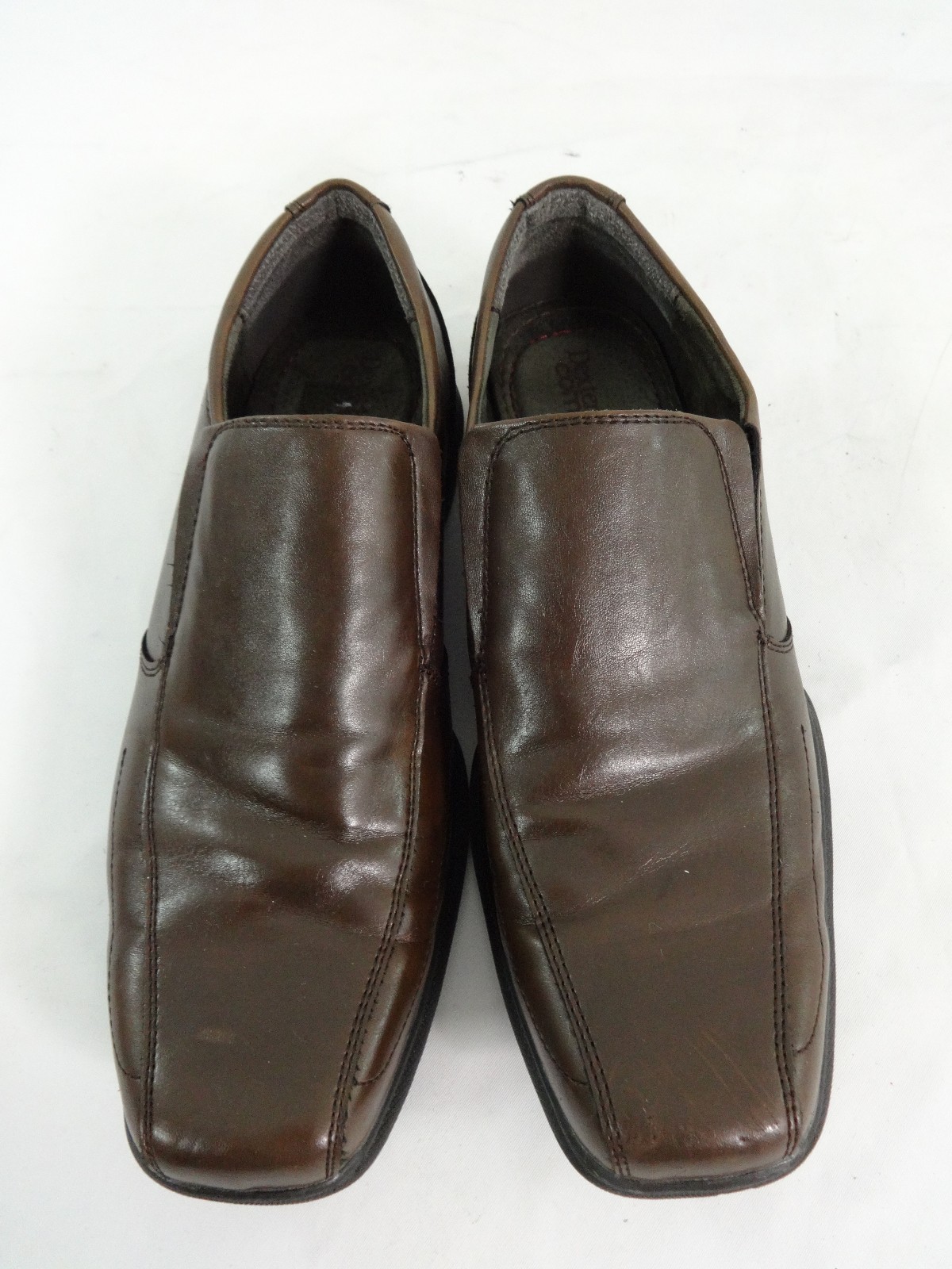 DEXTER MENS BROWN LEATHER DEXFLEX LOAFERS SHOES SIZE 9 M | eBay