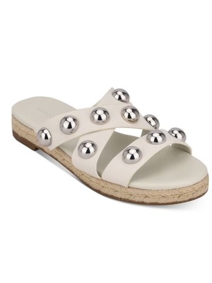 Женские бежевые туфли-эспадрильи без шнуровки на блочном каблуке Prisca от MARC FISHER, 10 М