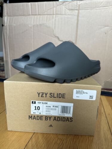 YEEZY SLIDE YZY グレー スライドサンダル 箱付き adidas Yeezy Slide Slate Grey ID2350 Size 10 Men Brand New