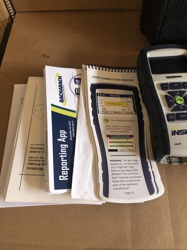 Bacharach INSIGHT Plus 0024-8519 Residential Combustion Analyzer *Used*