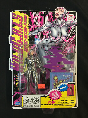 WILD C.A.T.S. COVERT ACTION TEAM, VOID ACTION FIGURE MIB INCLUDES COLLECTOR CARD