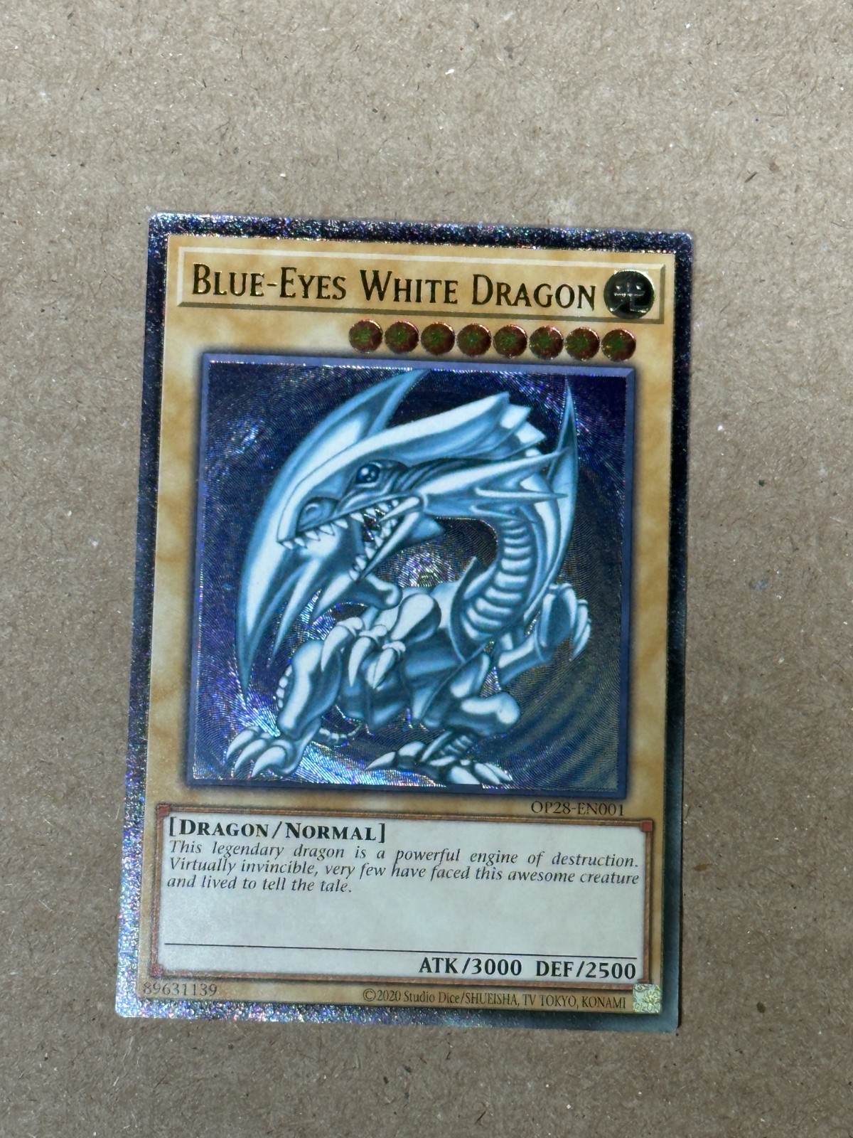 遊戯王 BLUE-EYES WHITE DRAGON OP28-EN001 Blue-Eyes White Dragon - OP28-EN001 - Near Mint NM