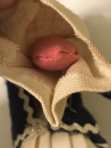 Antique Vintage Cloth Greek Kilt Boy Doll 8.5” Greece