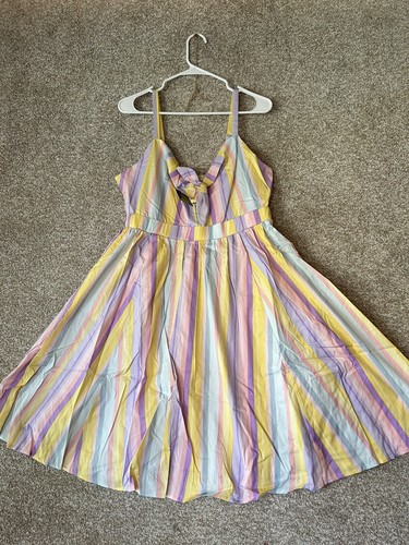 パーティードレス Short Striped Poplin Sun-Dress 000000002756-03.jpg?crop=
