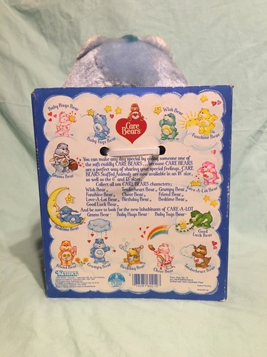 Vintage Care Bears Grumpy Bear 1984 Plush In Original Box New