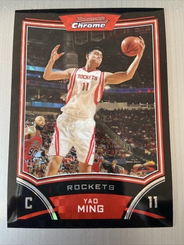 ●FAHEEM 2008-09 Bowman Chrome Xfractor YAO MING #'d 088/299! | eBay