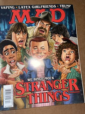 MAD Magazine #548 December 2017 Stranger Things VG Shipping included