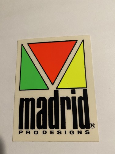 Madrid Skateboard Sticker