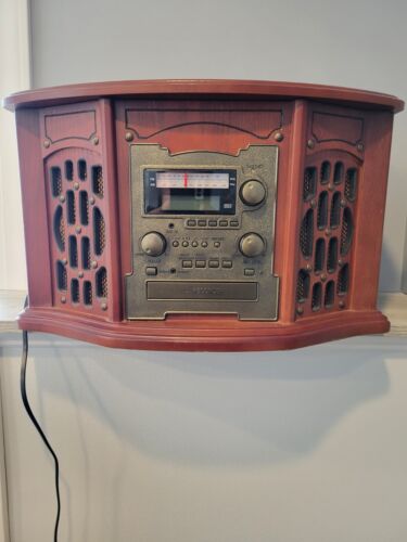 INNOVATIVE TECHNOLOGY 5 IN 1 RECORD PLAYER. WOODEN. EXCELLEN