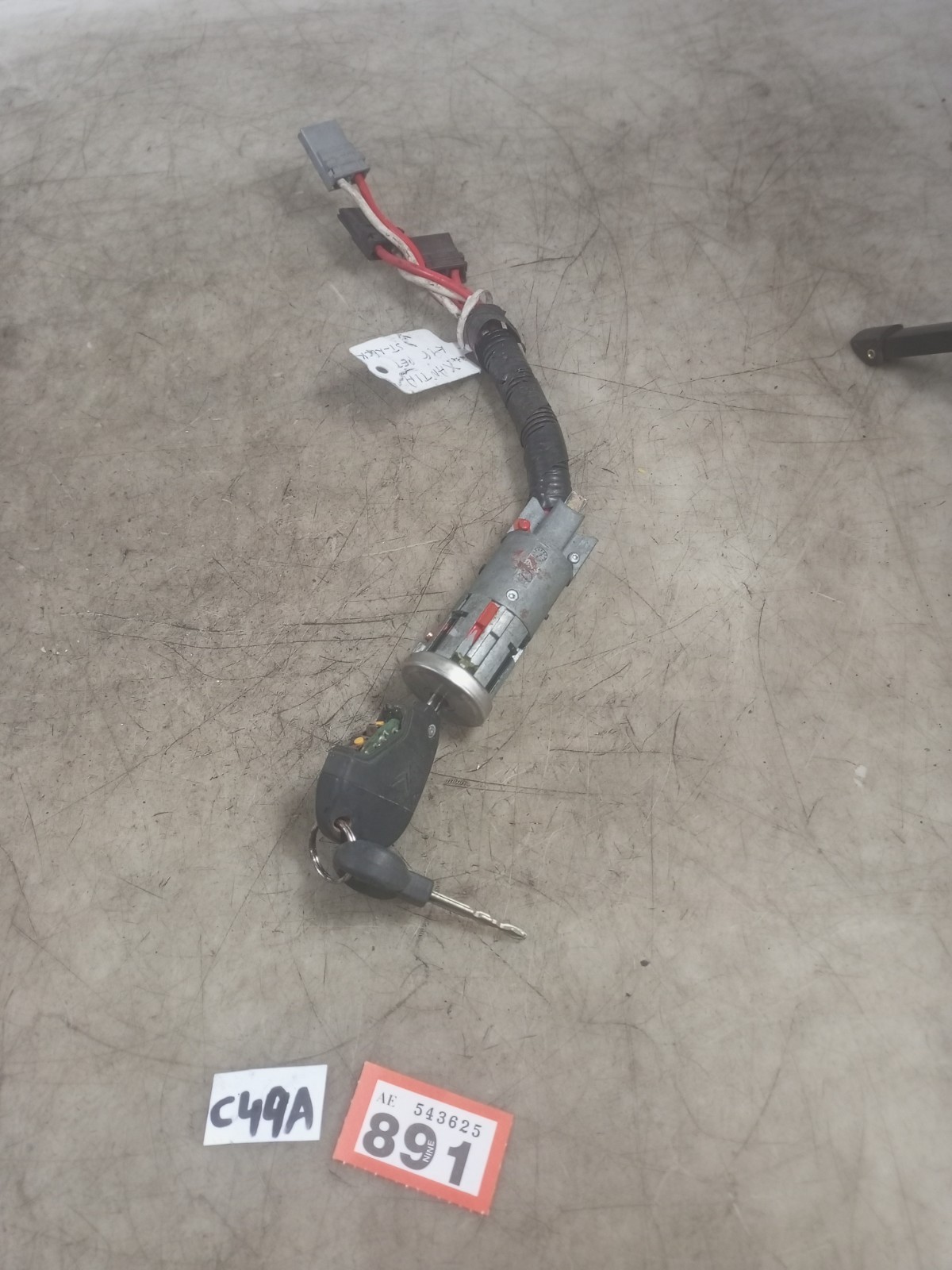 CITROEN XANTIA 93-98 IGNITION LOCK #C49A.891