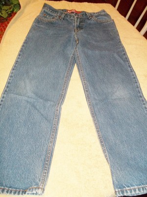 Levi's 550 Blue Unisex Denim Jeans 100% Cotton Blend SZ 14R 27/27 #12