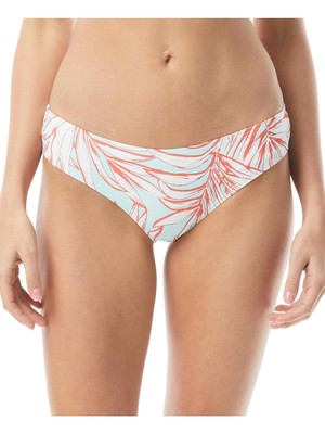 VINCE CAMUTO SWIM Женский голубой купальник со сборками и принтом, низ M