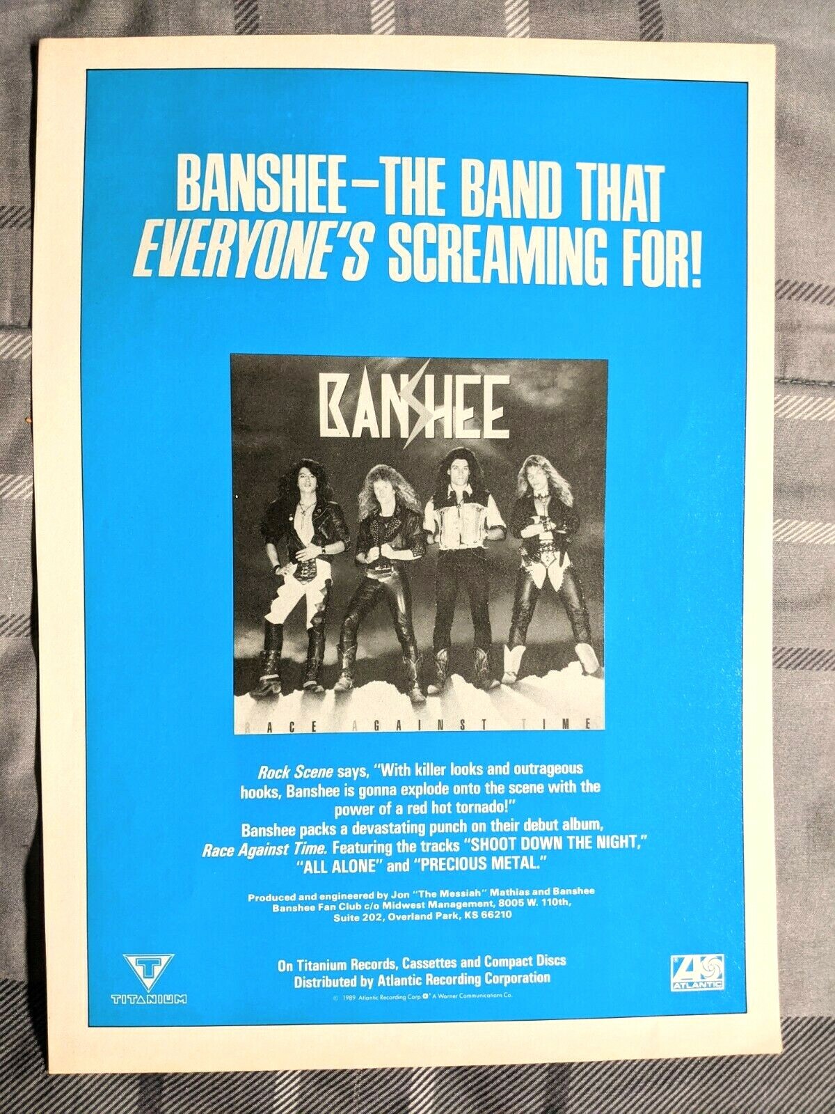 洋楽 BANSHEE-Race against time+Cry in the~ Race Against Time - Amazon.com Music