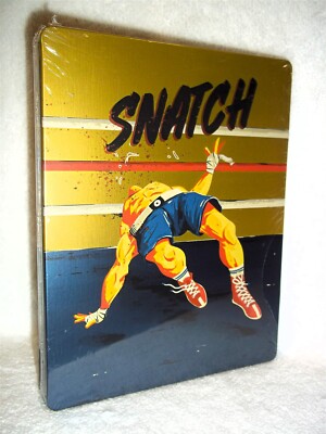 Snatch (4K/Blu-ray, 2022, STEELBOOK) Jason Statham Brad Pitt Guy Ritchie comedy